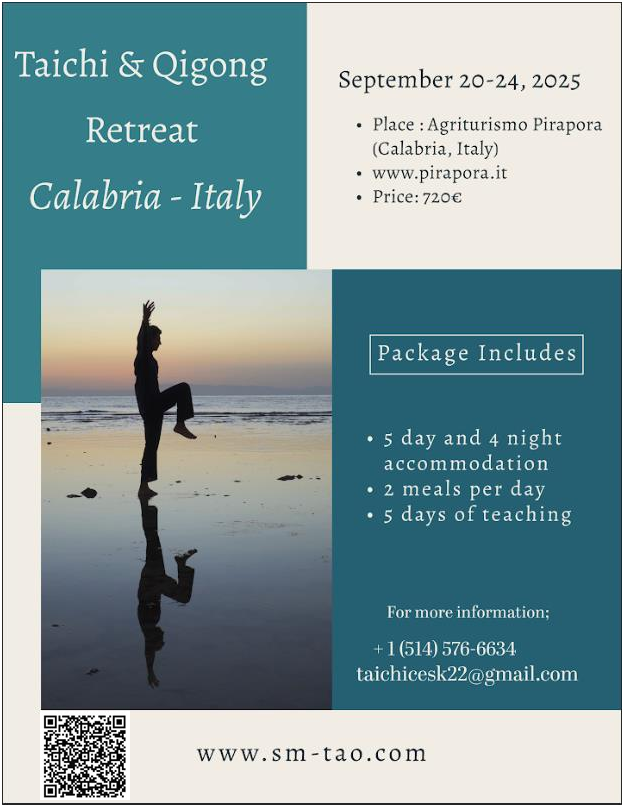 Taichi & Qigong Retreat Calabria - Italy 2025 - 720 Euro